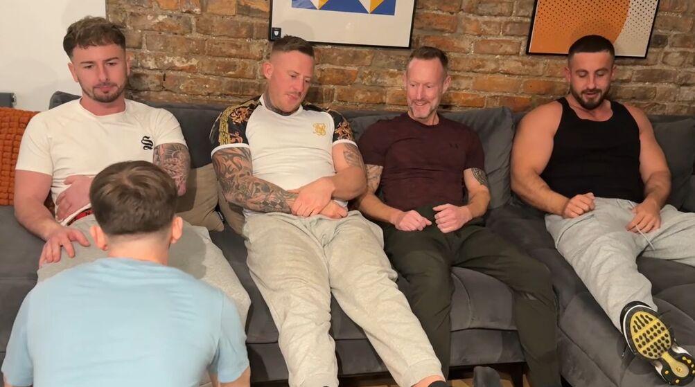 OnlyFans - Big Steve, BigLiamXXX - 5 Man Gangbang - HD/720p